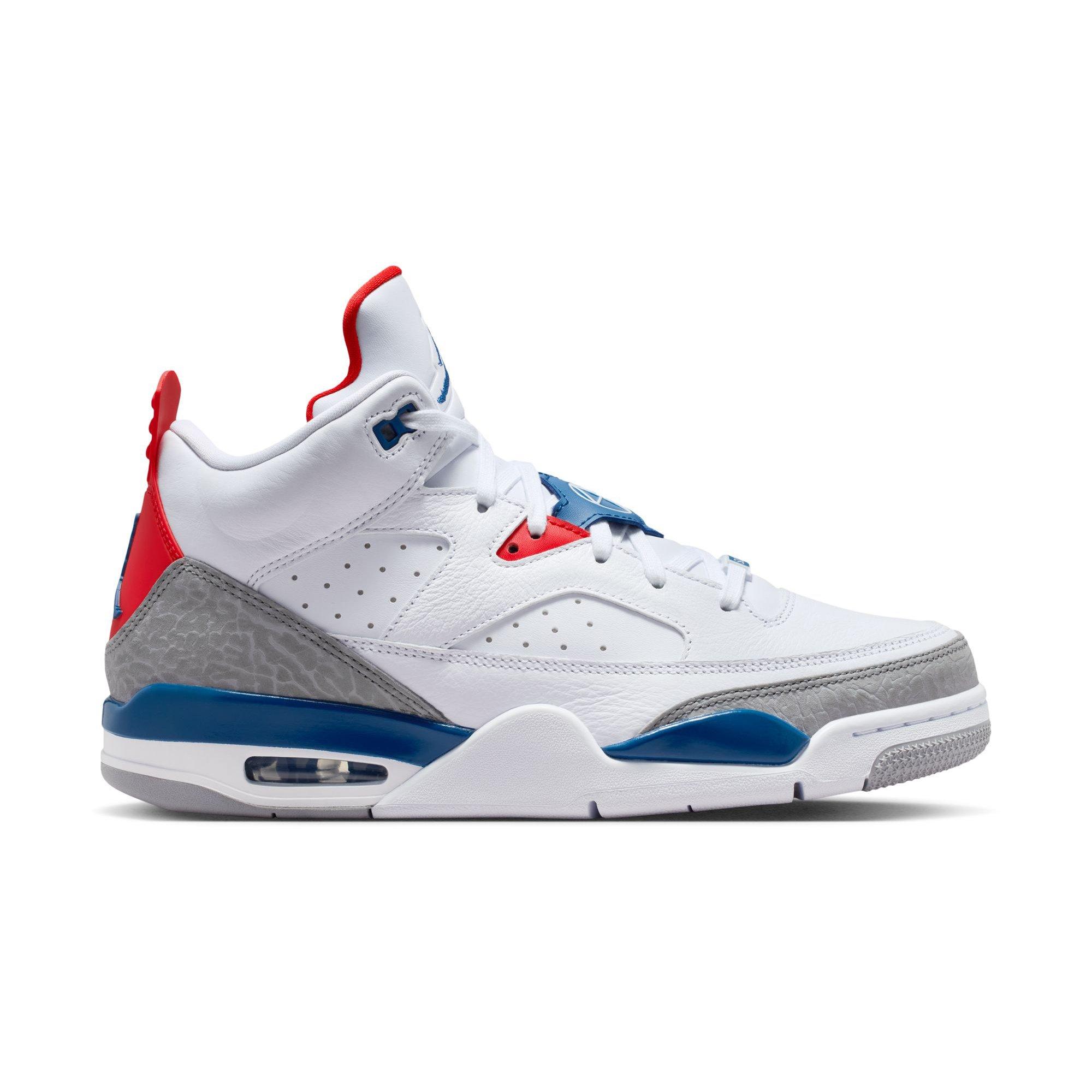 Jordan Son of Mars Low "White/True Blue/Varsity Red" Men's Shoe - WHITE/BLUE